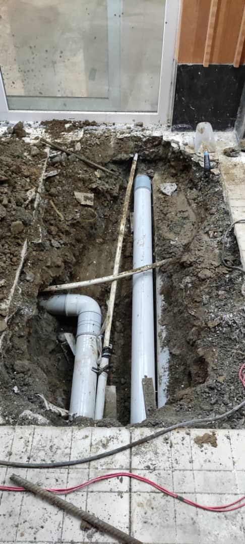 رفع مشکل گرفتگی لوله های سیمانی